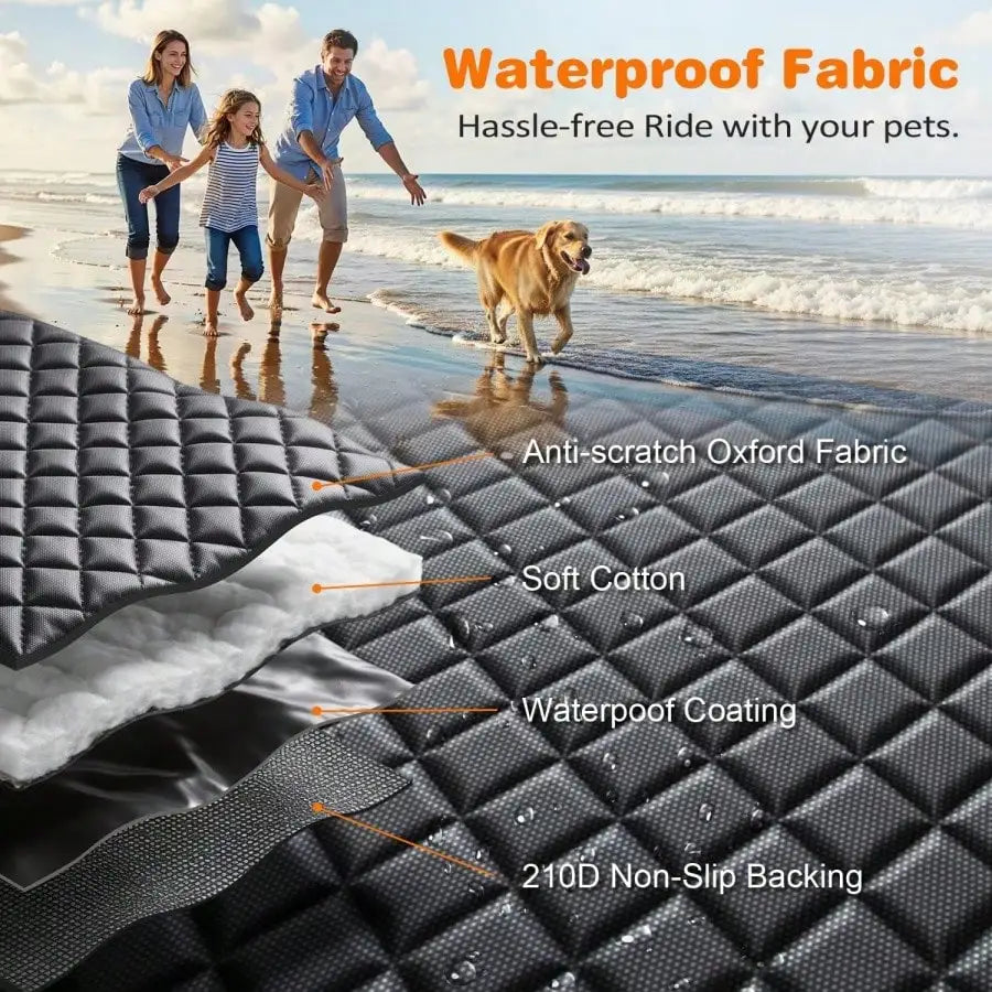 Heavy-Duty Waterproof Dog Car Hammock