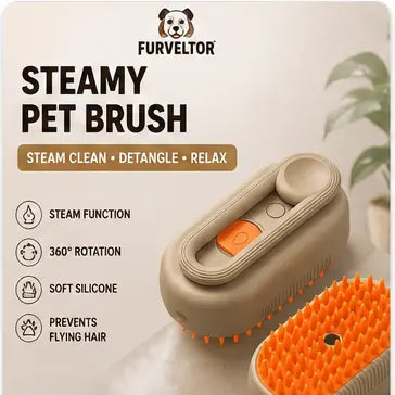 Furveltor™ Steamy Pet Brush Furveltor