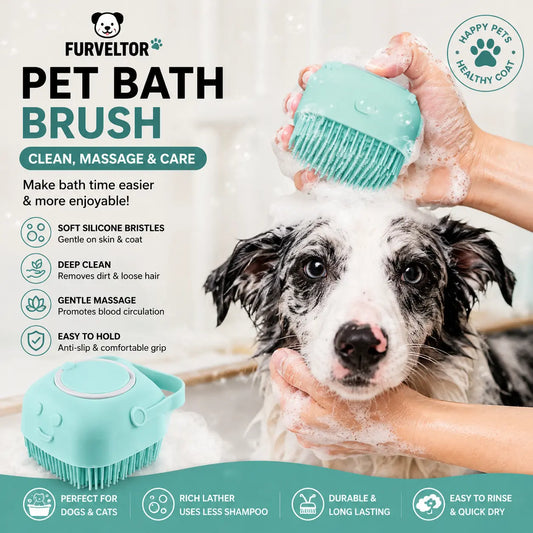 Furveltor™ Pet Bath & Massage Brush Furveltor
