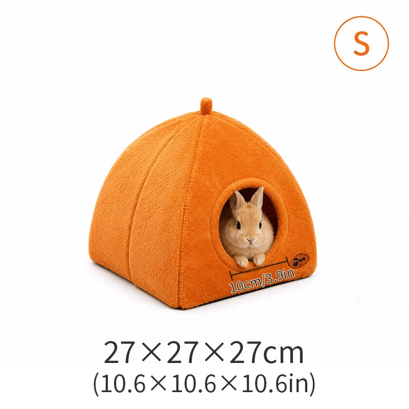 2-in-1 Cozy Cat Cave Bed – Warm & Washable Hideaway