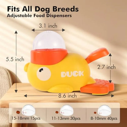 Duck-Shaped Interactive Dog Treat Toy