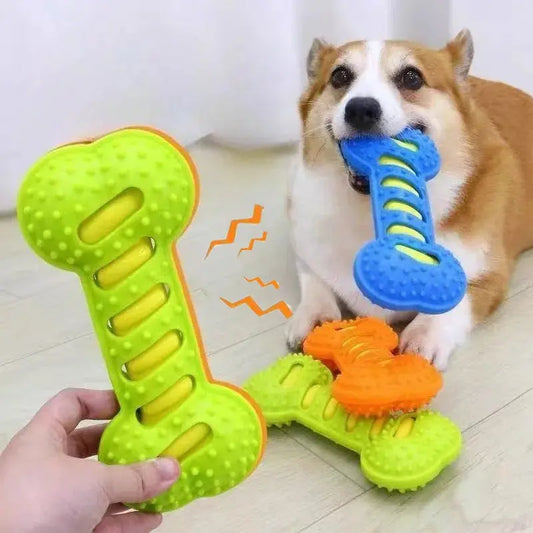 Furveltor™ Durable Rubber Bone Chew Toy Furveltor