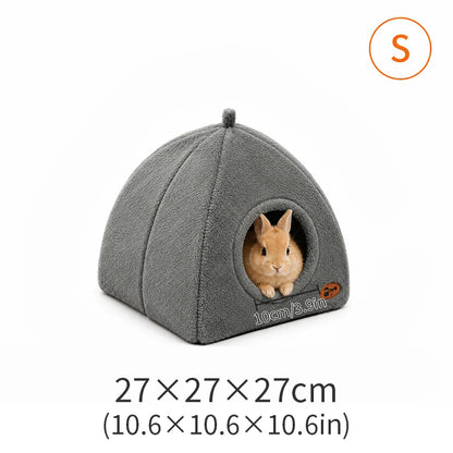 2-in-1 Cozy Cat Cave Bed – Warm & Washable Hideaway