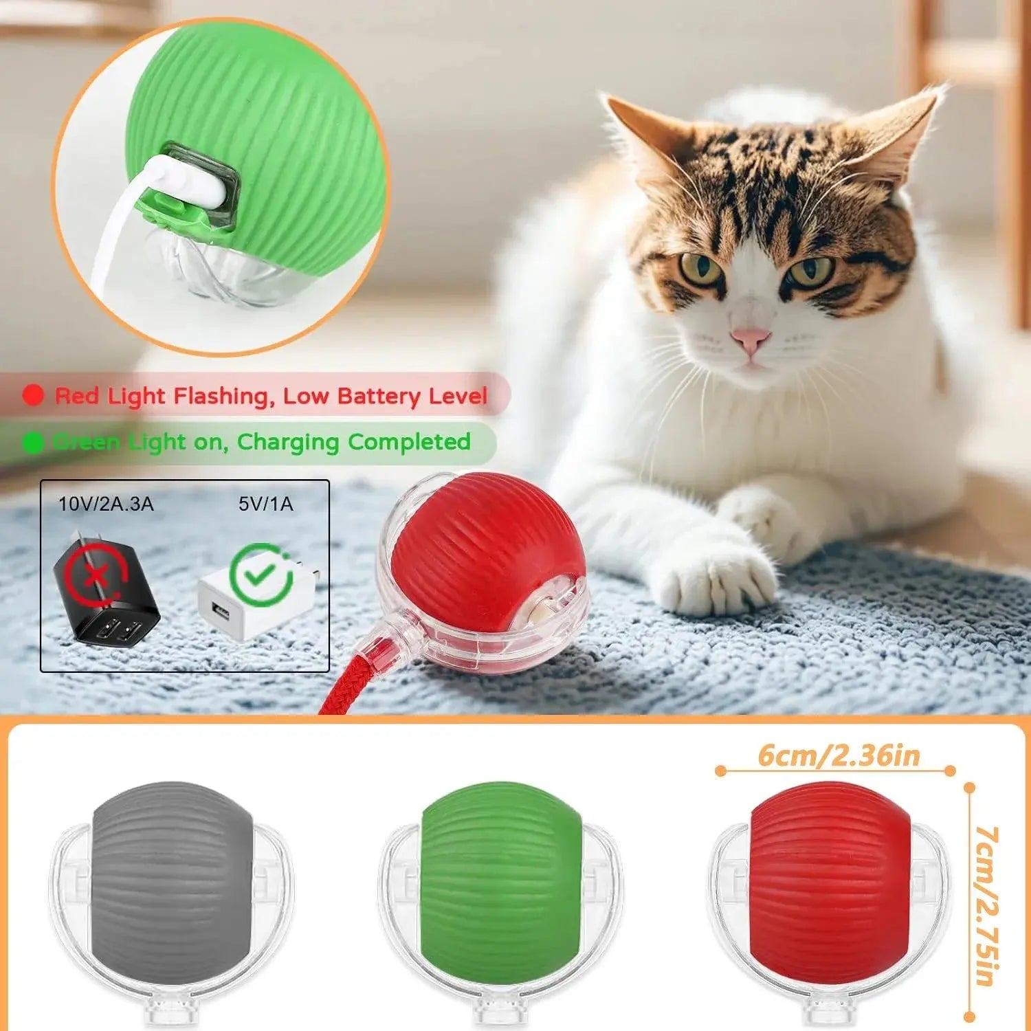 Furveltor™ Smart Rolling Ball for Cats Furveltor